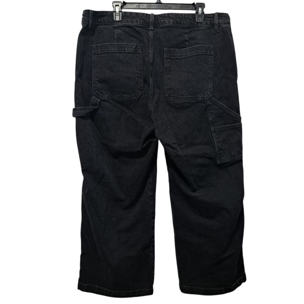 Torrid High Rise Carpenter Classic Denim Feel The Fit Plus Size 18 Short Black - Picture 4 of 14